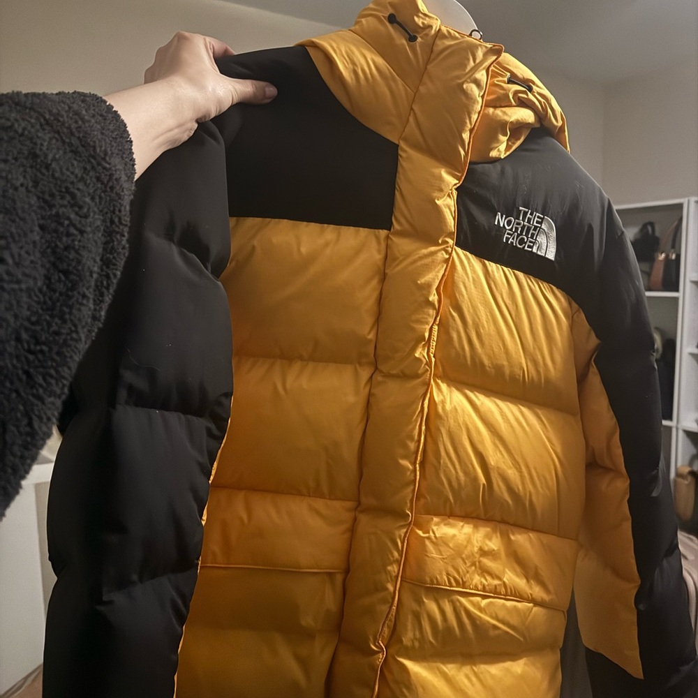 The North Face Black and Yellow Insulated Jacket